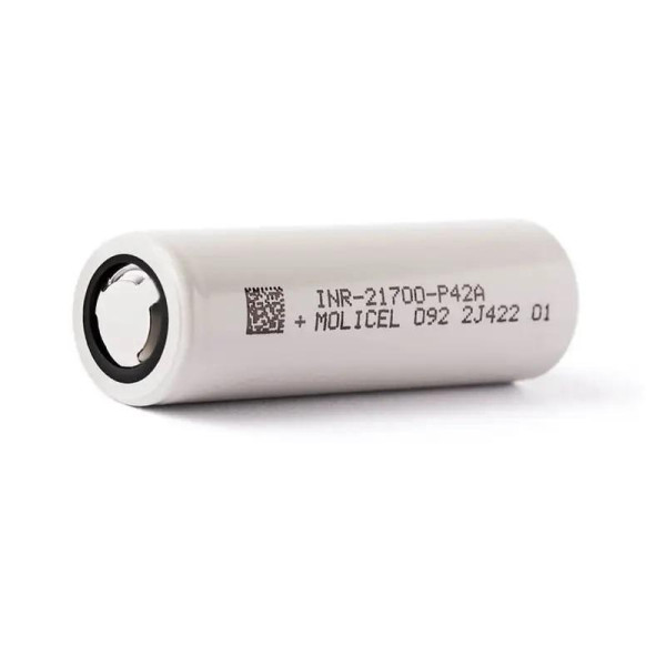 Аккумулятор 21700-P42A, Molicel, 4200mAh, 45A