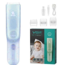 Машинка (триммер) для стрижки детей VGR Baby V-155, 3 насадки, беспроводная