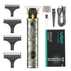 Купити Тример VGR V-097 GOLD, 3 насадки, LED display