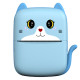 Детский термопринтер A8 Cat printer blue, bluetooth, ЗУ Type-C