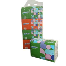 Мягкие трехслойные сухие салфетки в мягкой упаковке HOROSO 03, 20х14см, 400шт