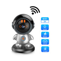 Поворотная беспроводная Wi-Fi видеоняня 2K