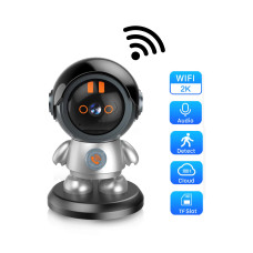 Поворотна бездротова Wi-Fi відеоняня 2K