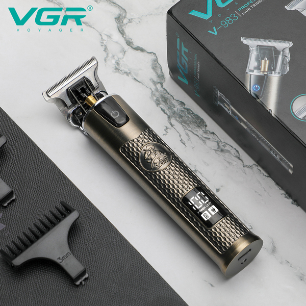 Тример VGR V-983, 4 насадки, LED display