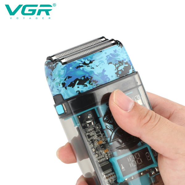 Комплект VGR 3 в 1 V-645 акумуляторна машинка для стрижки (clipper), тример і електробритва (шейвер)