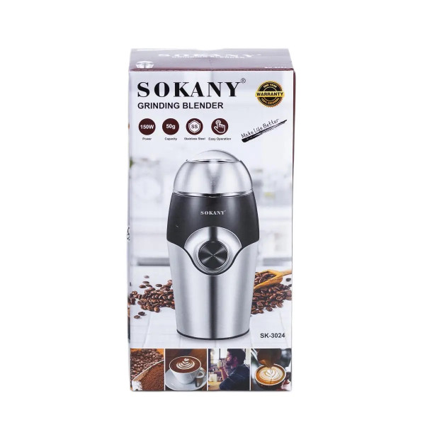 Электрическая кофемолка SOKANY SK-3024, 150вт