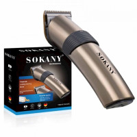 Машинка для стрижки волос SOKANY SK-609C, 5 насадок