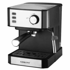Кофемашина электрическая рожковая полуавтомат SOKANY SK-04005,1.5л, 850вт