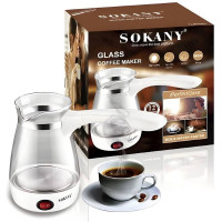 Электрическая Кофеварка-турка SOKANY YLW-607, 500мл, 600вт