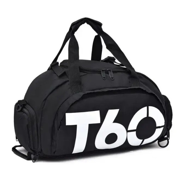 Спортивная сумка для спортивных вещей черного цвета T60 Сумка-рюкзак на 35 л