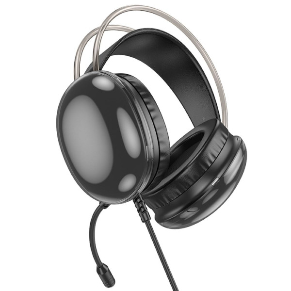 Ігрові Навушники Hoco W109 Plus Rich USB7.1 channel М'ята упаковка Чорний