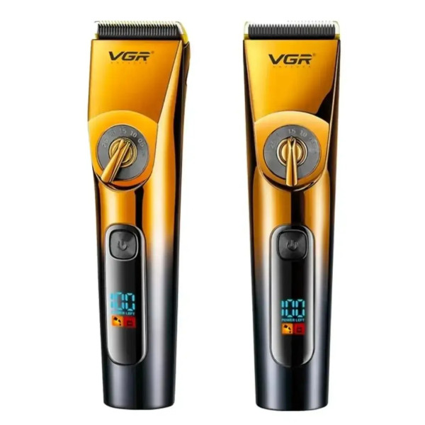 Машинка акумуляторна для стрижки VGR V-663 6 насадок