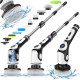 Беспроводная щетка - беспроводная электрощетка для влажной уборки Cleaning Brush, 9 насадок