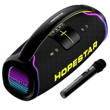 Портативна бездротова колонка з мікрофоном Bluetooth Hopestar A65 BT5.3, 300W, TWS, AUX/TF/USB, IPX6, 8h, 30000mAh