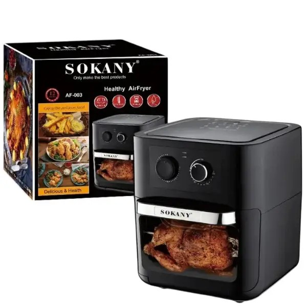 Аэрофритурница мультипечь на 12л Sokany AF-003 1700Вт