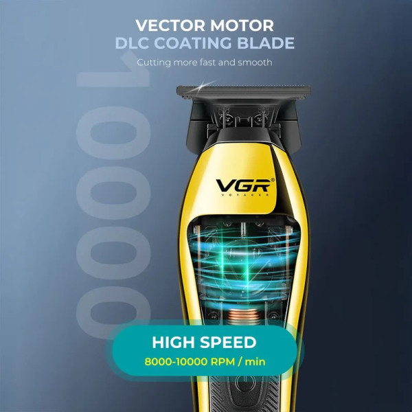 Триммер VGR V-994, мотор MAGLEV VECTOR 3-го поколения на магнитной левитации и с умным контролем мощности