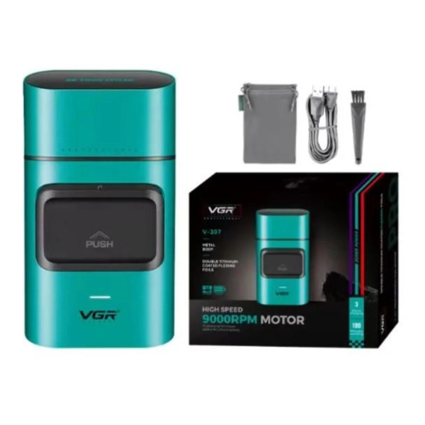 Электробритва VGR V-307 шейвер, двойное лезвие, 2000mAh, 9000 RPM