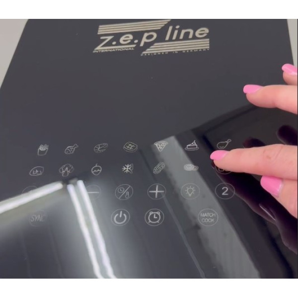 Аерофритюрниця двокамерна 8L+8L Zepline ZP-212 4200Вт - потужний і зручний прилад для приготування страв з двома незалежними чашами, регульованою температурою і таймером