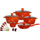 Набор кастрюль Top Kitchen ТК00050L Красный , черный, 10 предметов