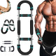 Портативный тренажер для плеч/груди/трицепсов Twister Arm Trainer, 40-100lb регулируемая силовая твистер-штанга, обновленный 6в1 домашний тренажерный зал с антискользящим покрытием