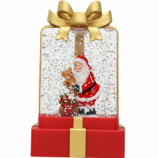 Новогодний ночник "Подарок" с эффектом снежного вихря и LED подсветкой XMAS WDL-25010A