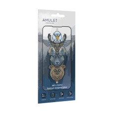 Защитное стекло AMULET 2.5D HD Antistatic for ZTE Blade A34/A54/A73 4G/A75 4G Черный