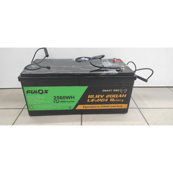 Акумулятор літій-залізо-фосфатний FULOS  LiFePo4 12.8V, 200A