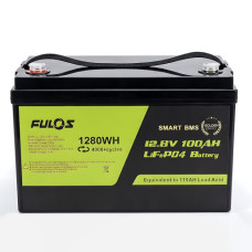 Аккумулятор литий железо фосфатный FULOS lifepo4 12.8V, 100A