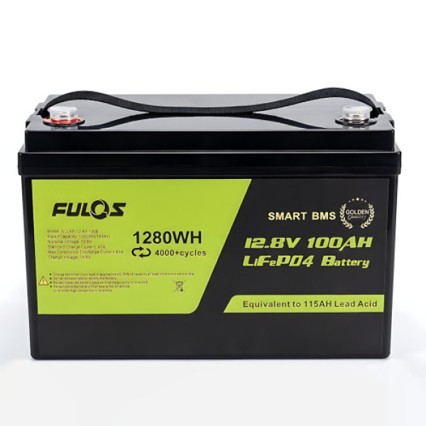 Аккумулятор литий железо фосфатный FULOS lifepo4 12.8V, 100A