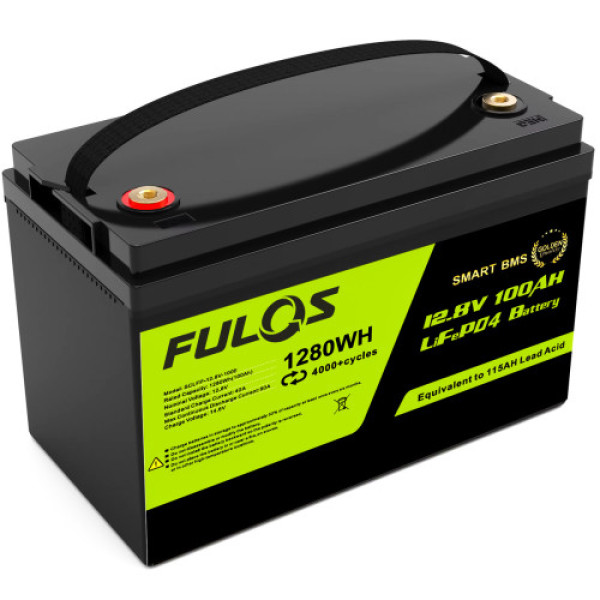 Аккумулятор литий железо фосфатный FULOS lifepo4 12.8V, 100A