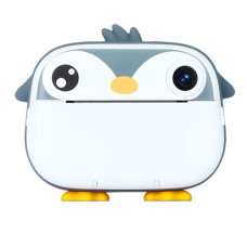 Детский фотоаппарат с термопечатью M05 GREY PENGUIN