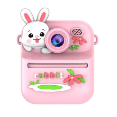 Детский фотоаппарат мгновенной печати S11, PINK RABBIT
