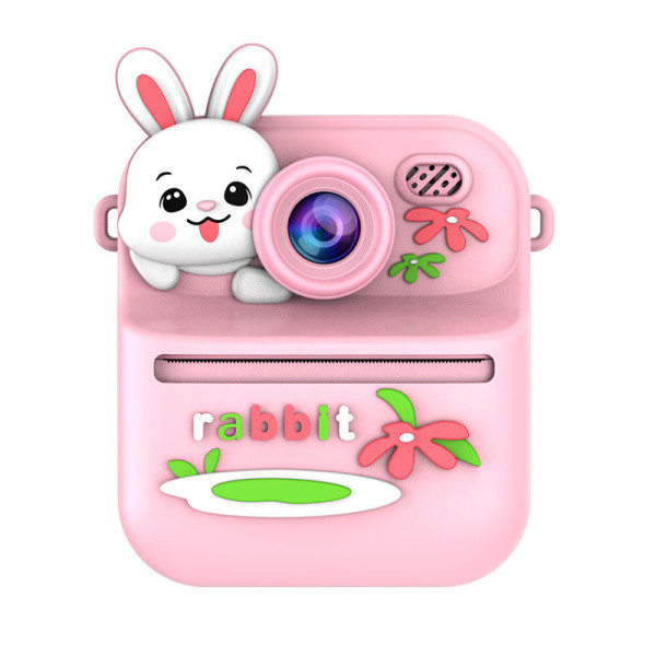 Детский фотоаппарат мгновенной печати S11, PINK RABBIT