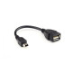 Mini USB OTG кабель-адаптер 0.1 м