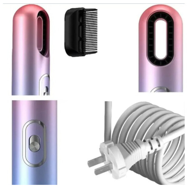 Фен-щётка для укладки волос с насадками ионный дорожный компактный HAIR DRYER M4 