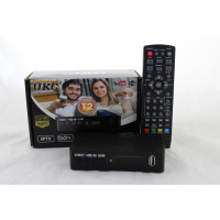 Тюнер DVB-T2 0967 з підтримкою wi-fi адаптера 5-12v c екраном