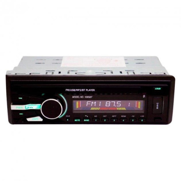 Автомагнитола 1085 подключение 1DIN 4х50W USB FM LCD MP3 SD с пультом ДУ