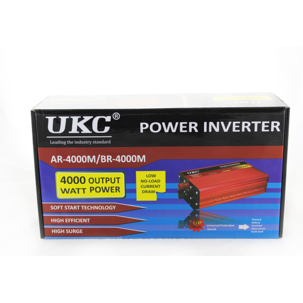 Перетворювач 24V на 220V  4000W UKC