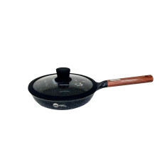 Сковородка с крышкой 28 см гранитное покрытием Higher Kitchen НК-319