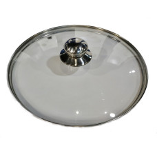 Стеклянная крышка с ручкой 26см Benson BN-1006