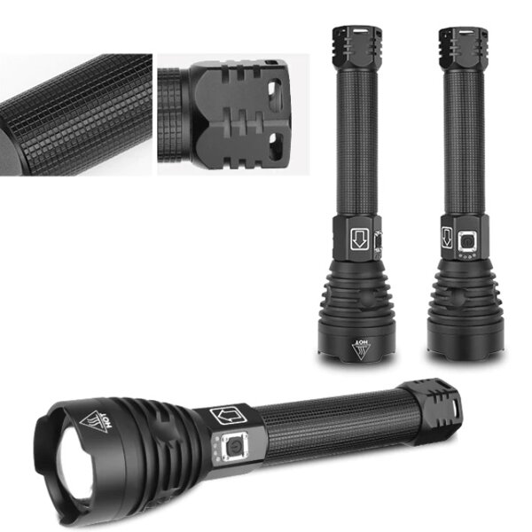 Ліхтарик ручний BL-601 P90 2x26650 battery + USB CHARGE