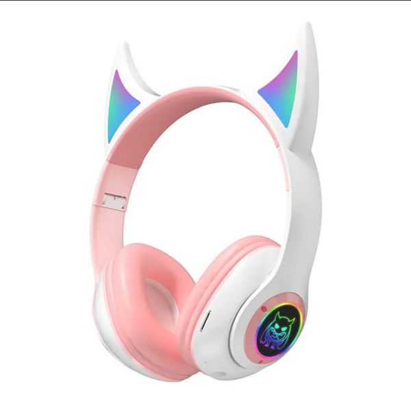 Наушники CAT STN-25 Bluetooth (Красный, Розовый, Сиреневый) 