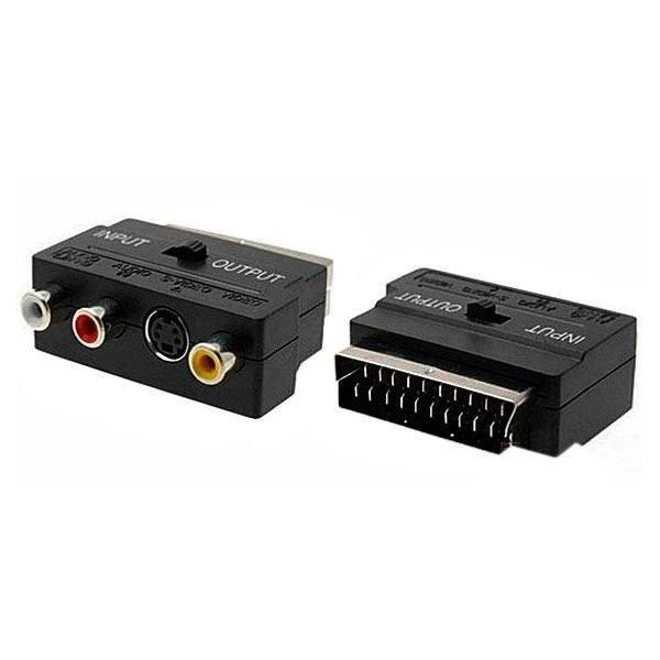 Аудіо відео перехідник SH 3009 3xRCA - SCART