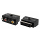 Аудіо відео перехідник SH 3009 3xRCA - SCART