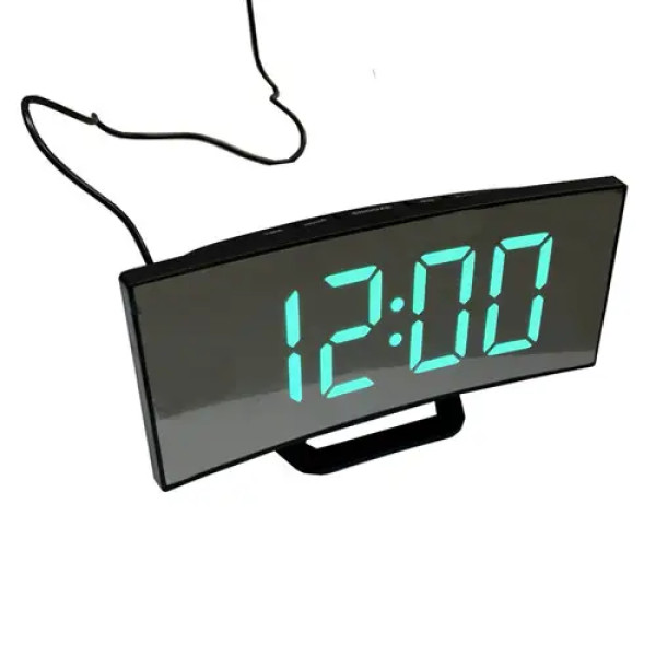 Годинник мережний VST-899-4 зелений USB