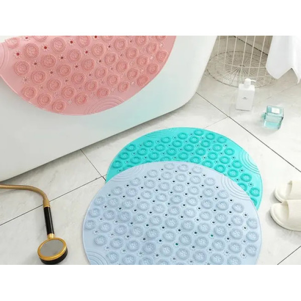 Круглый нескользящий коврик Massage foot rad коврик для душа щетка для стоп
