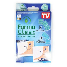 Пластирі Formu Clear від папілом та бородавок 2 пластини