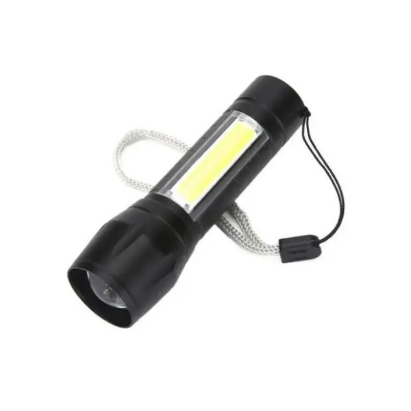 Ліхтарик ручний BL-511 XPE+COB LED/ZOOM /micro USB/BOX