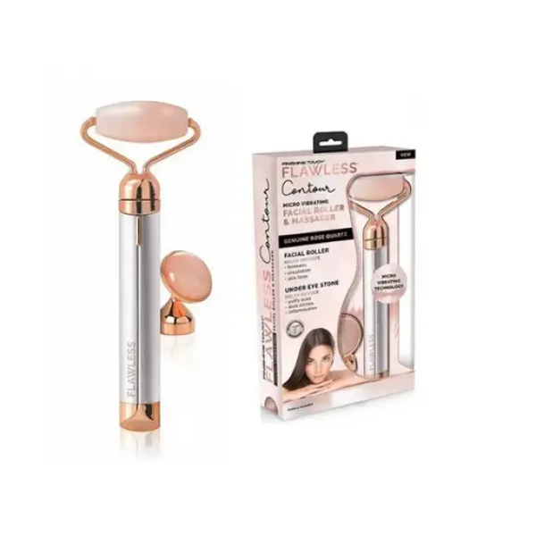 Роликовий масажер для обличчя вібруючий FLAWLESS