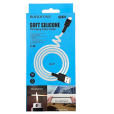 Кабель BOROFONE BX31 SILICONE 2.4A 1m IPHONE (144)